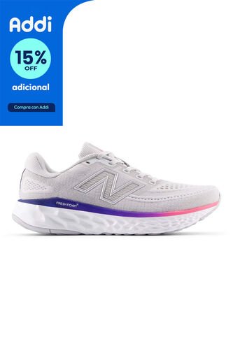 Tenis New Balance Evoz Mujer-Gris Plata New Balance