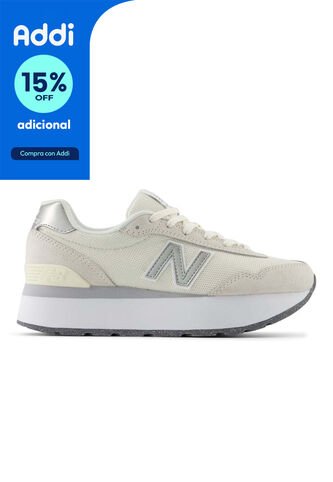 Tenis New Balance 515 Mujer-Beige/Gris New Balance