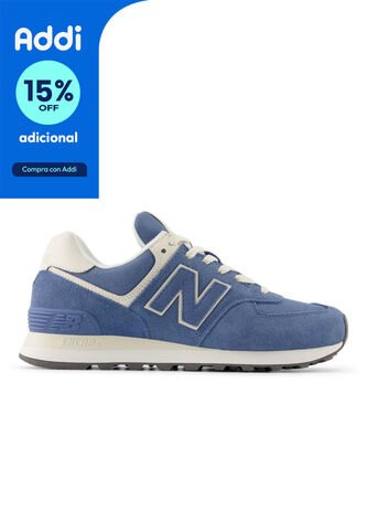 Tenis New Balance 574 Mujer-Azul New Balance