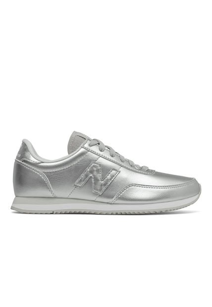 tenis new balance mujer plata