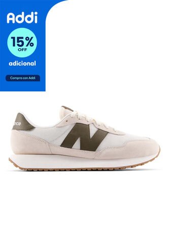 Tenis New Balance 237 Hombre-Beige New Balance