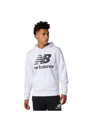 Hoodie New Balance Essentials Para Hombre-Blanco