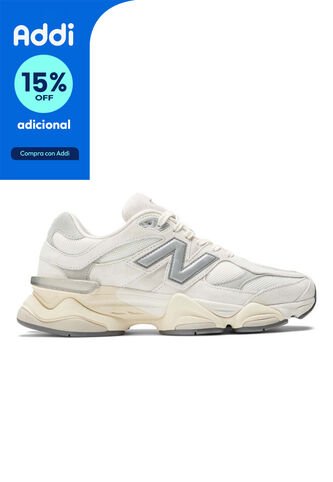Tenis New Balance 9060 Hombre-Blanco/Gris New Balance