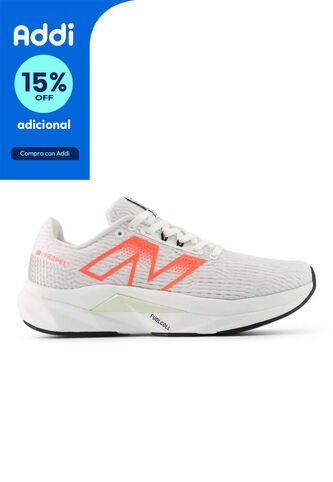 Tenis New Balance Propel Mujer-Blanco/Naranja New Balance