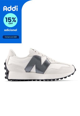 Tenis New Balance 327 Mujer-Blanco/Gris New Balance