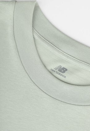 Camiseta new balance Woven Label Verde