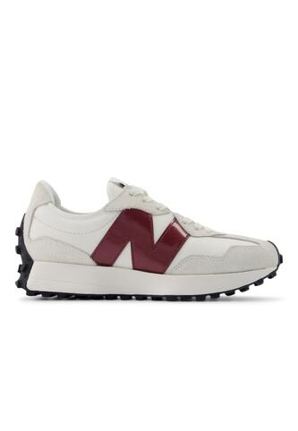 Tenis New Balance 327 Mujer-Blanco/Vino Tinto New Balance