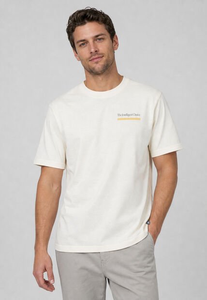Camiseta new balance Athletics Intelligent Choice Beige Claro