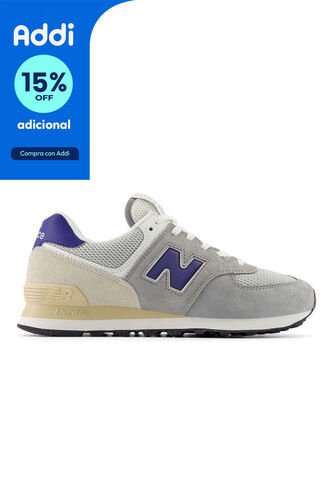 Tenis New Balance 574 Hombre-Gris New Balance
