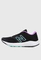 Running Negro-Lila-Verde Menta New Balance 520 de New Balance