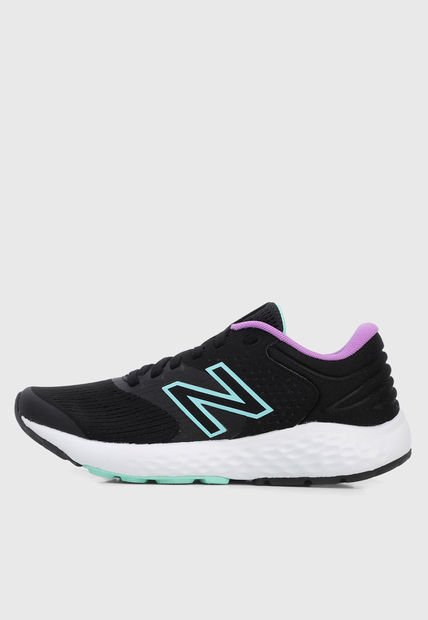 Running Negro-Lila-Verde Menta New Balance 520