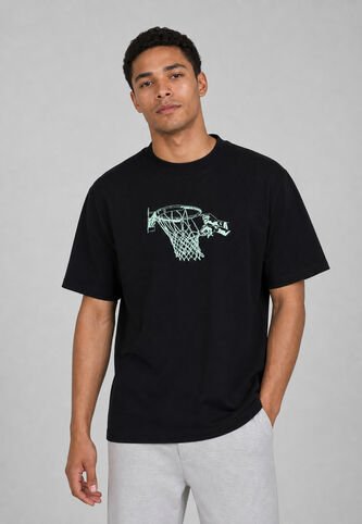 Camiseta new balance Hoops Tradition Negro New Balance