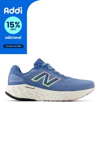 Tenis New Balance Fresh Foam X Evoz V4 Mujer-Azul New Balance