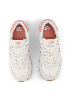 Tenis Deportivos New Balance Original 574 Blanco Para Mujer