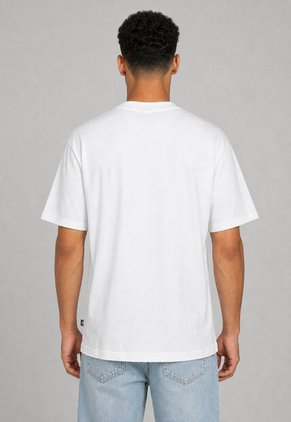Camiseta new balance Hoops Championship Graphic Marfil
