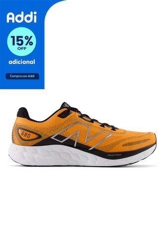 Tenis New Balance Fresh Foam 680 V8 Hombre-Naranja New Balance