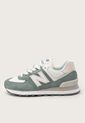 Tenis Lifestyle Verde Oliva-Marfil-Beige New Balance 574 v2 de New Balance