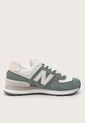 Tenis Lifestyle Verde Oliva-Marfil-Beige New Balance 574 v2 de New Balance
