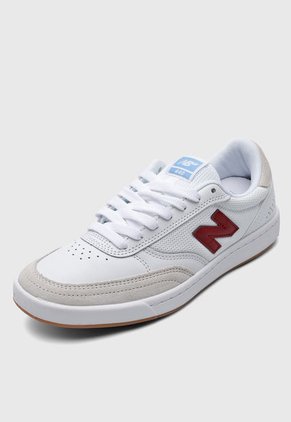 Tenis Lifestyle Blanco-Borgoña-Gris New Balance 440