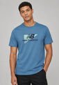 Camiseta new balance Heathertech Azul de New Balance