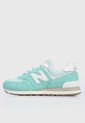 Tenis Lifestyle Verde Menta-Beige-Blanco New Balance 574 de New Balance