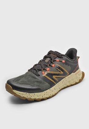 Trail Running Negro-Verde-Ocre New Balance Fresh Foam Garoé