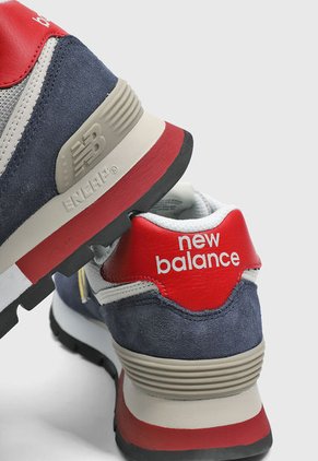 Tenis Lifestyle Azul-Gris-Amarillo New Balance 574