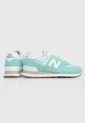 Tenis Lifestyle Verde Menta-Beige-Blanco New Balance 574 de New Balance