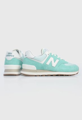Tenis Lifestyle Verde Menta-Beige-Blanco New Balance 574