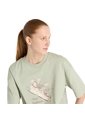 Camisa Deportiva New Balance Original FlowerShoe Verde Mujer de New Balance