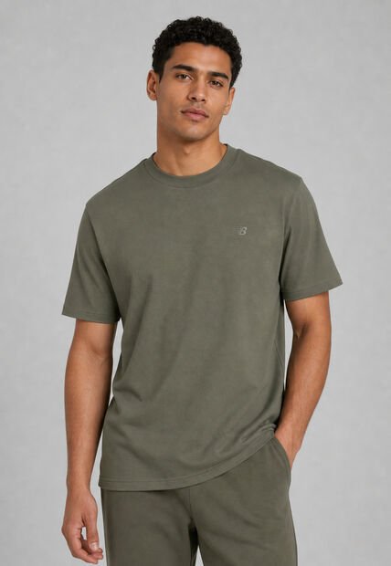 Camiseta new balance Athletics Verde Oliva