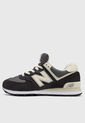 Tenis Lifestyle Negro-Marfil-Gris New Balance 574 de New Balance