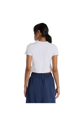 Camisa Deportiva New Balance Original Trackside Blanco Mujer