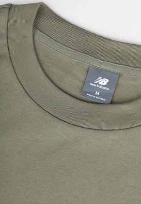Camiseta new balance Athletics Verde Oliva