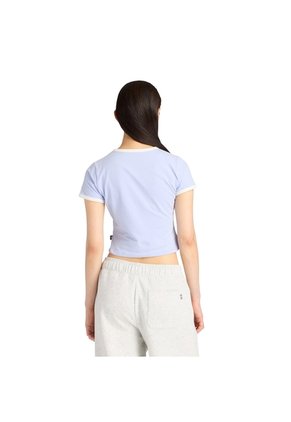 Camisa Deportiva New Balance Originales Trackside Azul Mujer