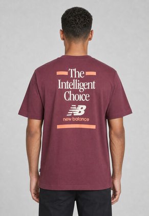 Camiseta new balance Athletics Intelligent Choice Vinotinto