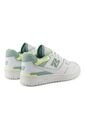 Tenis New Balance 550 Mujer-Blanco/Verde de New Balance