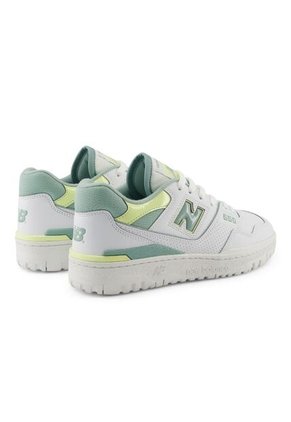 Tenis New Balance 550 Mujer-Blanco/Verde