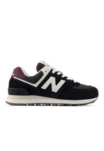 Tenis New Balance 574 Mujer-Negro/Blanco New Balance