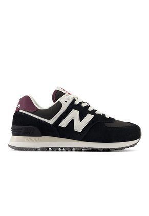 Tenis New Balance 574 Mujer-Negro/Blanco