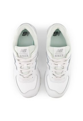 Tenis Deportivos Marca New Balance Original 574 Blanco Mujer