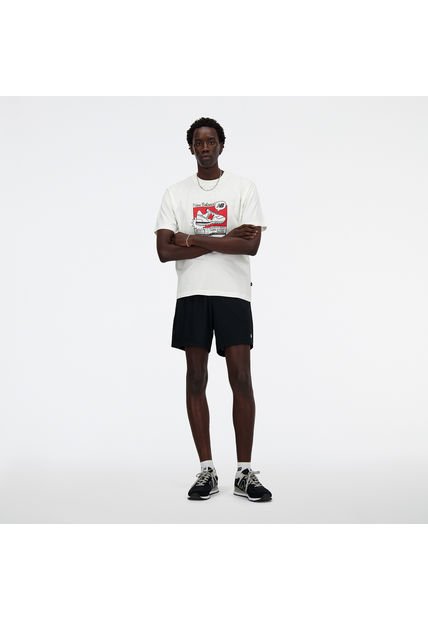 Camisa Deportiva New Balance Original Good Blanco Hombre