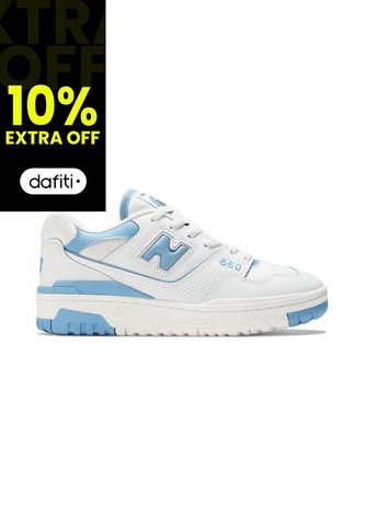 Tenis New Balance 550 Mujer-Blanco/Celeste New Balance