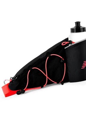 Canguro New Balance Running Bottle Pack-Negro/Naranja