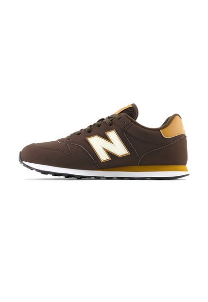 Tenis Zapatillas Marca New Balance 500 Café Hombre Original