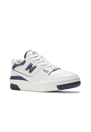 Tenis New Balance 550 Color Blanco - Navy Para Mujer