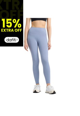 Legging New Balance Harmony Pocket High Rise Azul Para Mujer New Balance