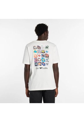 Camisa Deportiva New Balance Original Graphics Blanco Hombre