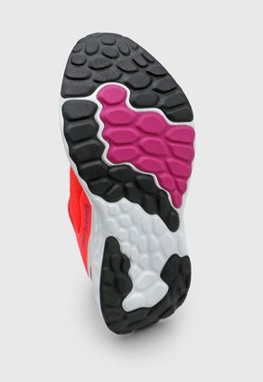 Tenis Running Coral Neón-Blanco-Violeta New Balance Fresh Foam Arishi