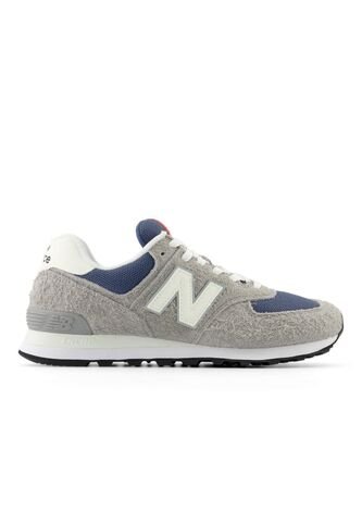 Tenis New Balance 574-Gris/Azul New Balance
